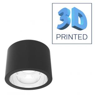 3d-printet sort pcc pse 830 2000lm byg p downlight kt-serie