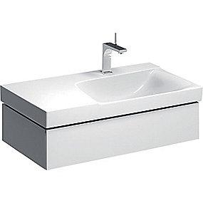 hvid skuffe med 880x220x462mm vaskeskab xeno2 geberit