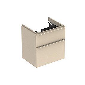 sand-grå 2skuffer 584x617x470mm vaskeskab smyle geberit