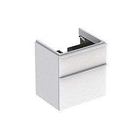 hvid 2skuffer 584x617x470mm vaskeskab smyle geberit