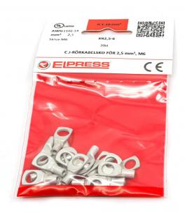 stk 20 af poser i - m6 5mm2 2 5-6 kr2 rkabelsko cu-r