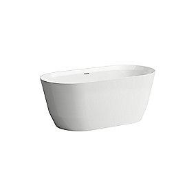 hvid sentec 1500x700x590mm fritstende badekar pro laufen