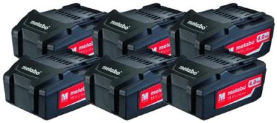 0ah 6x4 18v metabo t batteris akku