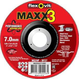 rf l st fors 230x7mm maxx3 ml skrubskive