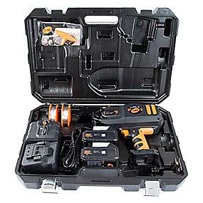 lader batterier li-ion 4ah 18v 2stk m 58 grip ultra 18v bindemaskine tjep