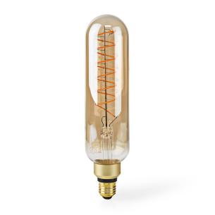 stk 1 stil retro finish guld med d�mpbar k 2000 lm 600 w 5 8 t65 e27 gl�dep�re led nedis