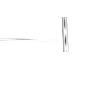 hvid rende afl t 5x1000mm 2 forhjelsesliste line purus