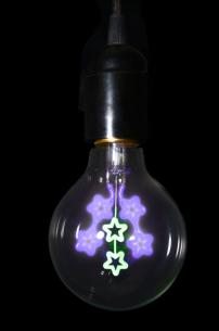e27 80xl110mm globe stars glow danlamp