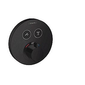 sort mat udtag 2 til rring afsp med indbygning til termostatarmatur s showerselect hansgrohe