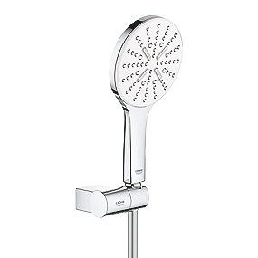 krom mm 500 1 bruseslange silverflex holder ndbruse h med sprays 3 t ndbrusers h 130 smartactive rainshower grohe