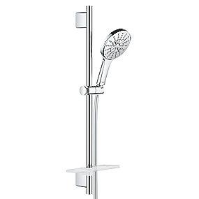 krom krom bruseslange silverflex gholdere v med mm 600 sprays 3 t brusestangs smartactive rainshower grohe