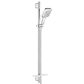 mm 750 1 bruserslange silverflex gholdere v med 900mm brusestang med t brusestangs cube smartactive rainshower grohe