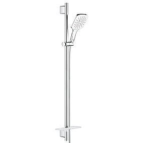 mm 750 1 bruserslange silverflex gholdere v med 900mm brusestang med t brusestangs cube smartactive rainshower grohe