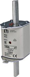 500v gg 100a nh2 sikring