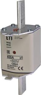 500v gg 400a nh3 sikring