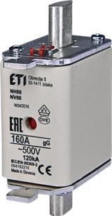 500v gg 160a nh00 sikring