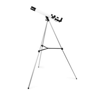 sort hvid tripod cm 125 arbejdshøjde maksimal 24 x 5 finderscope mm 600 brændvidde mm 50 blænde teleskop nedis udsolgt