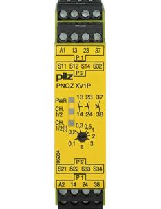 24v 3 xv1p pnoz alias 777601 type din-skinnebeslag 2no 1no sikkerhedsrel