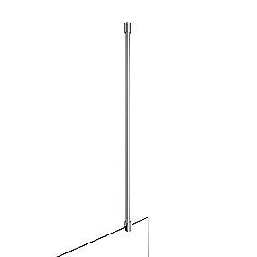 krom lodret eller vandret justerbar mm 1000 loftstiver ngstang bruseforh vetro