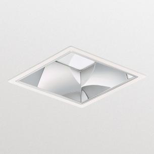 hvid reflektor blank 840 1200lm dn572b kvadratisk indbygget luxspace philips