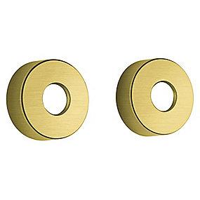 gning overfladebel pvd med messing rstet b 2stk 75mm 4 3 rosetter damixa