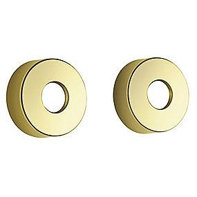 gning overfladebel pvd med messing poleret stk 2 75mm 4 3 rosetter damixa