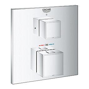 krom brus smartbox rapido til forplade termostatisk cube grohtherm grohe