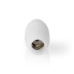 s l euro med box window stk 1 hvid plastik lige ohm 75 nikkelplateret hun coax iec hun coax iec adapter antenne satellit