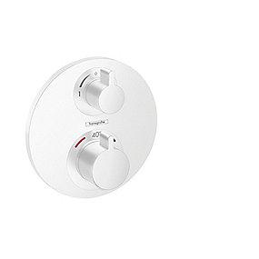 hvid mat udtag 2 til rring afsp med indbygning til termostatarmatur s ecostat hansgrohe