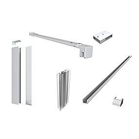 hvid mat g brusev fast til kit profil vetro