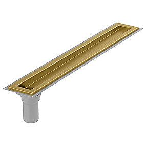 l st rustfrit messing mm 1000 baderumsrende waterline cher bl