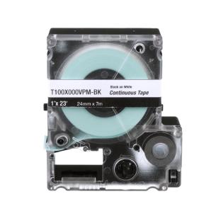 0m l7 b36mm vinyl hvid label kontinuerlig mp300 for kassette label