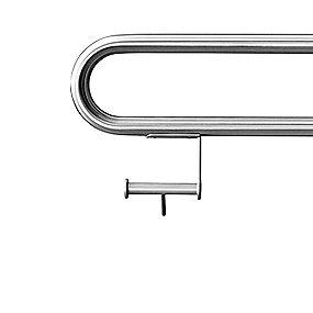 l st rustfri pind med tte toiletst foldbar til toiletpapirholder line d