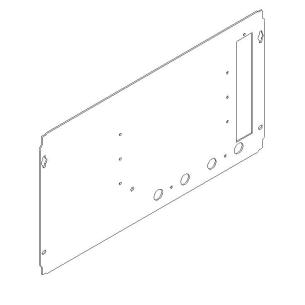 5m 4x1 160a nsx mccb montageplade