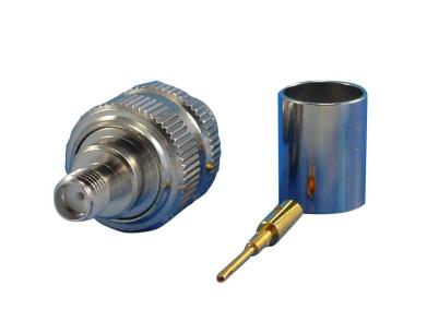 konnektor solder crimp hun sma