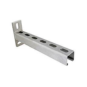 st�l rustfrit 150mm 41x41 rapidstrut skinnekonsol walraven