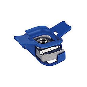 st�l rustfrit 21mm 41x41 strut i montage nem for plast-vinger m8 glidesko walraven