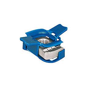 st�l rustfrit 21mm 41x41 strut i montage nem for plast-vinger m10 glidesko walraven