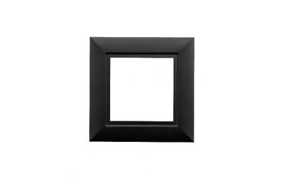 1x sort ramme square soft