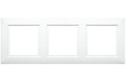 3x hvid ramme square soft