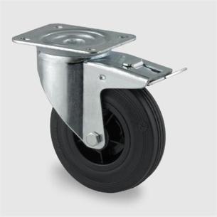 3477pvrp62 70kg pl brems gum 80mm hjul
