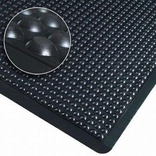 sort 900x1200x13mm bobbel tte gummim