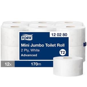 12 2lag t2 tp adv jumbo mini toiletpapir
