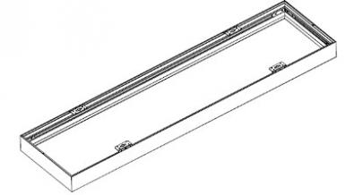 panel led 30x60 f bygingsramme p quick ii alexa diolum