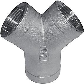 316 aisi kvalitet rustfri muffe muffe 4 3 y-stk st�bt