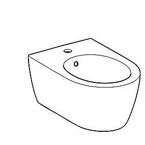 hvid armatur uden 355x530x300mm ngebidet h icon geberit