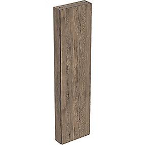 træstruktur melamin hickory nøddetræ 1låge 450x150x1800mm højskab icon geberit