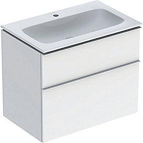 hvid 2skuffer 750x480x630mm belpakke m icon geberit