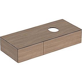 melamin eg 2skuffer 1200x510x235mm vaskeskab variform geberit