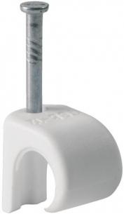 stk 20 25mm m s hvid rund 7-10 tc kabelclips thorsmans